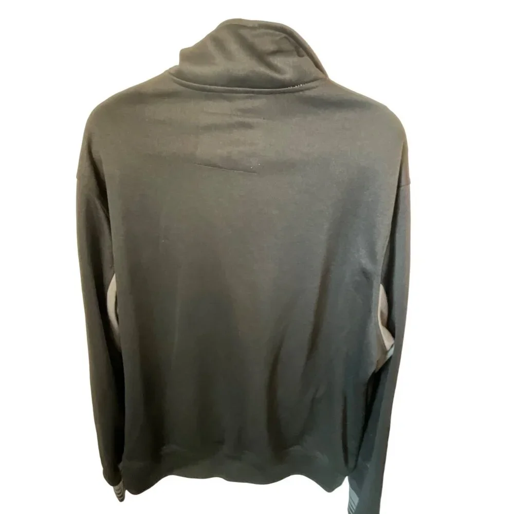 Rocawear Black Extra‎ Large  Polyester Jacket Zip Pockets Contrasting Under Arm